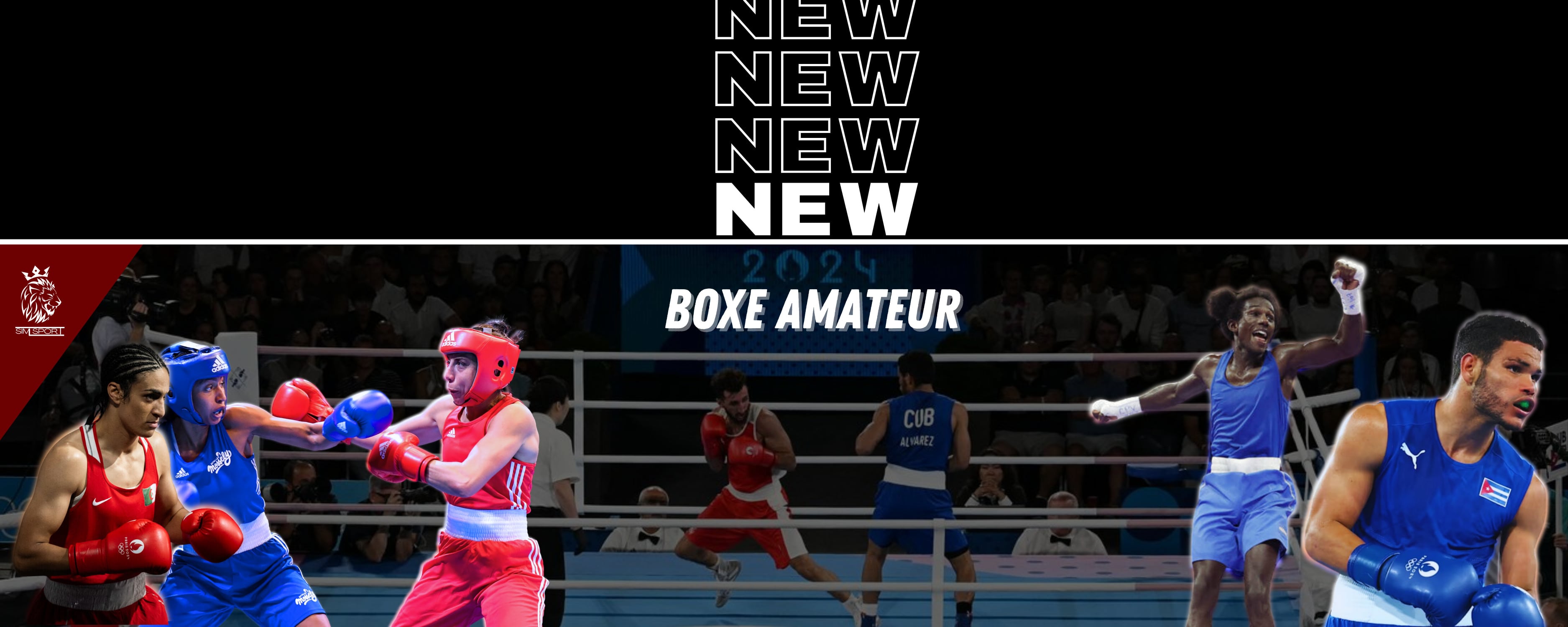 Bannière de couverture actualités boxe amateur France, jeux olympiques de Paris 2024