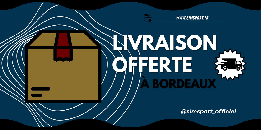 Livraison gratuite à Bordeaux, simsport boutique d'équipements boxe